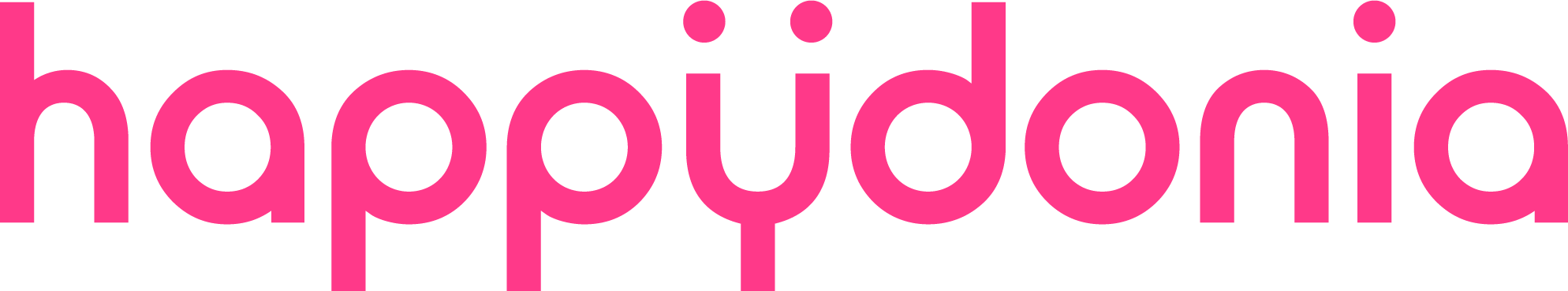 Happydonia - Logo Pink